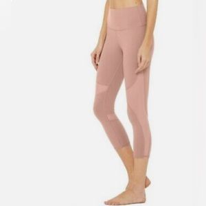 Alo Yoga High Waisted Coast Leggings Smoky Quarts larga capris